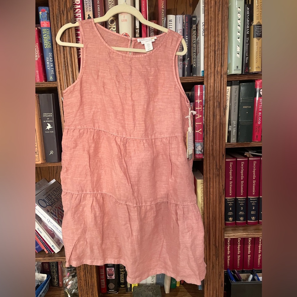C&C California Sleeveless Linen Dress